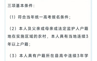 2024年高校专项计划报名时间