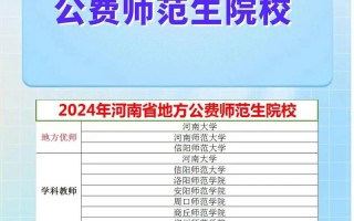 地方公费师范生报考条件及要求