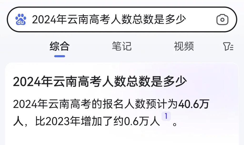 云南省2024年高考生有多少人-第1张图片