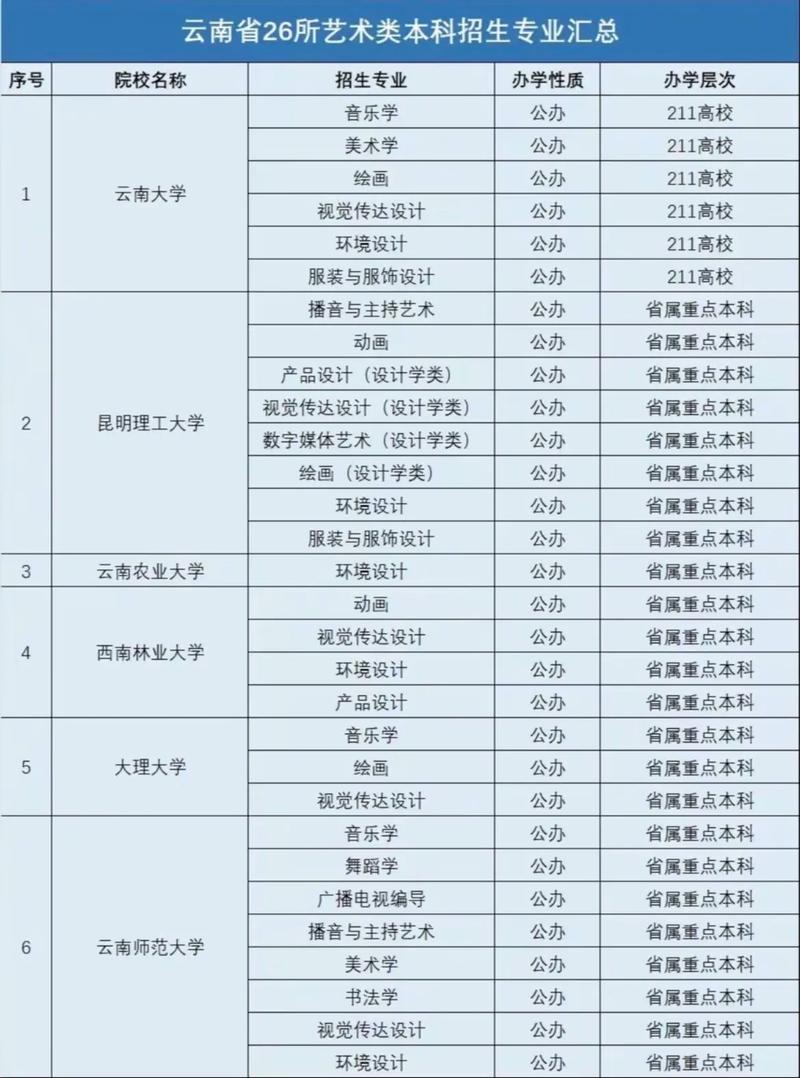 云南艺术学院最厉害三个专业-第1张图片