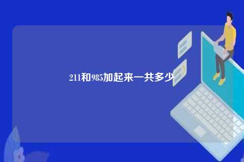 211和985加起来一共多少-第1张图片